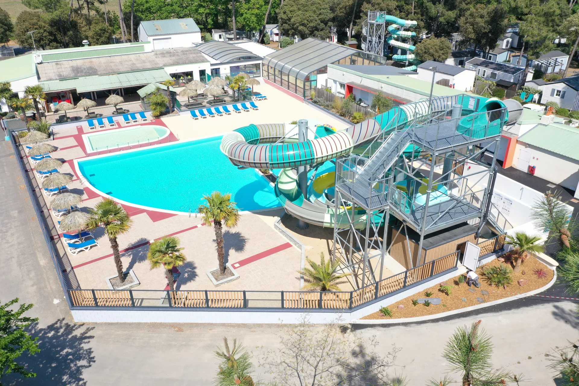 vue d'ensemble parc aquatique le california